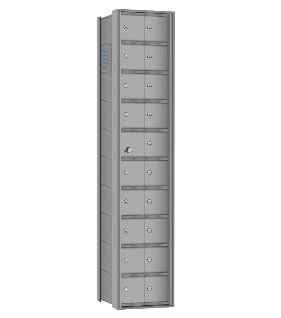 20 Doors - 10 High Mini-Storage Lockers
