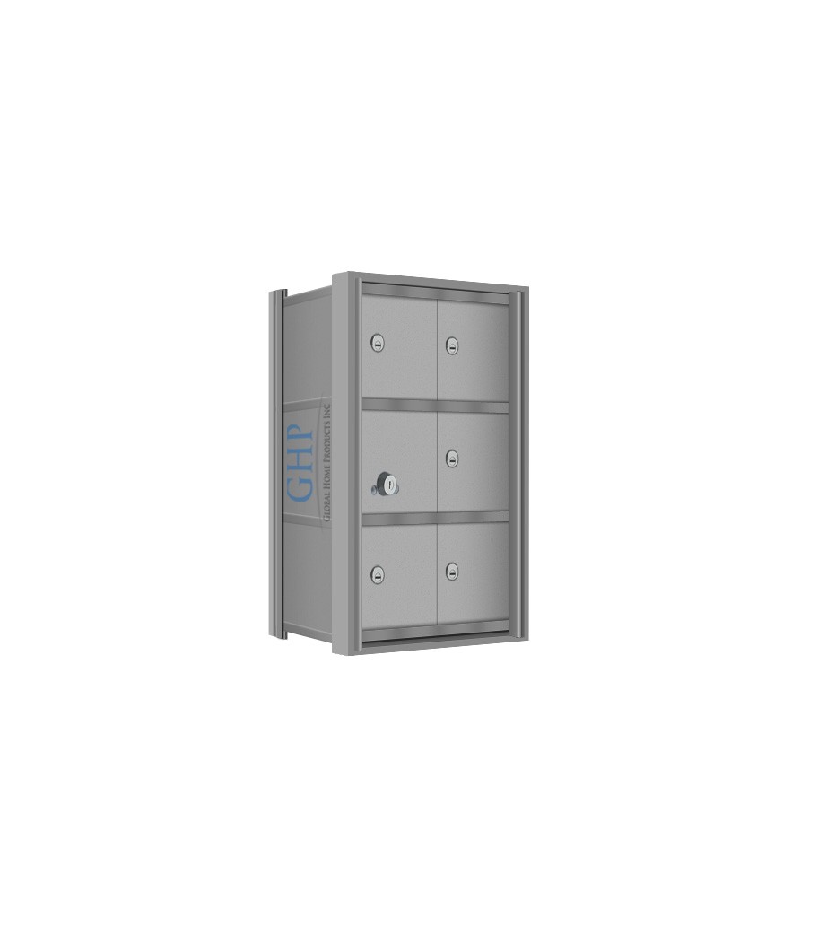 6 Doors - 3 High Mini-Storage Lockers