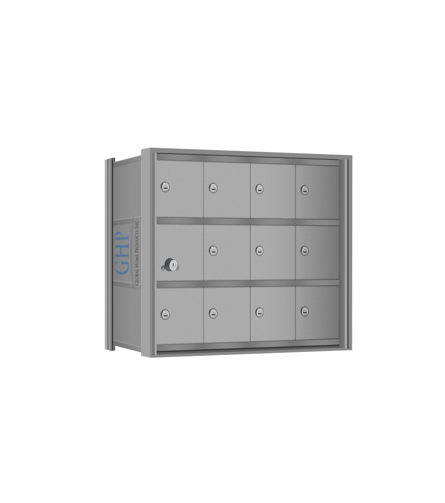 12 Doors - 3 High Mini-Storage Lockers