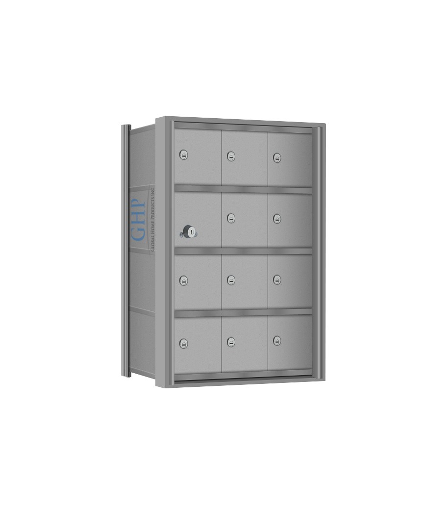12 Doors - 4 High Mini-Storage Lockers