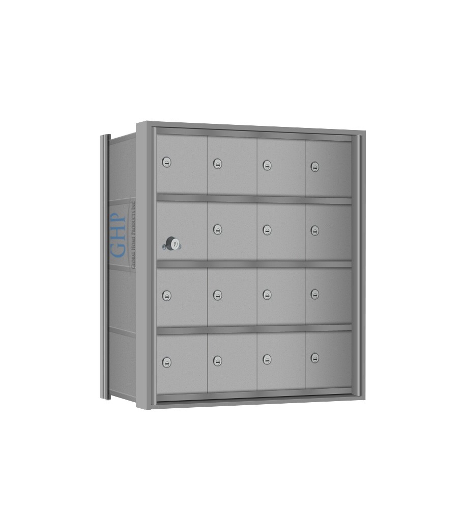 16 Doors - 4 High Mini-Storage Lockers