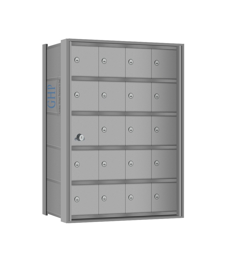 20 Doors - 5 High Mini-Storage Lockers