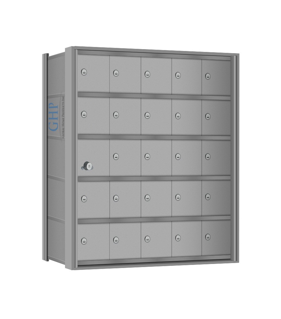25 Doors - 5 High Mini-Storage Lockers