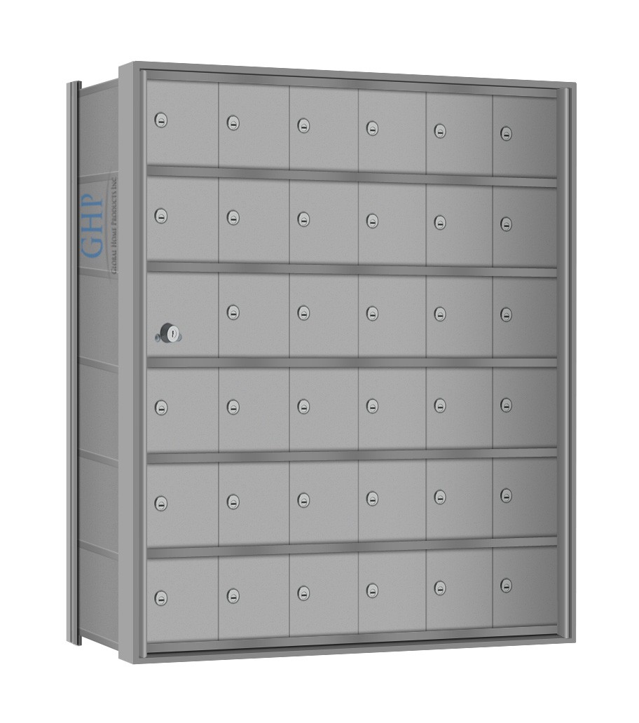 36 Doors - 6 High Mini-Storage Lockers