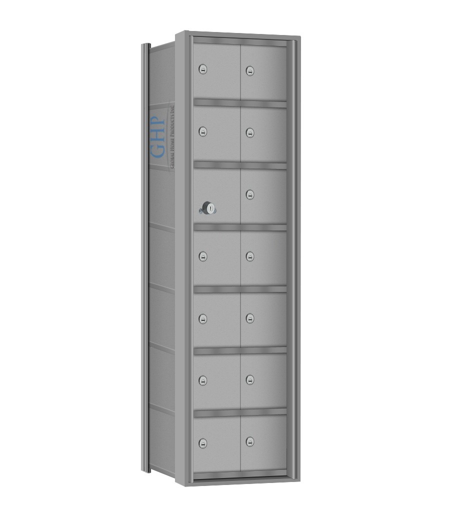 14 Doors - 7 High Mini-Storage Lockers