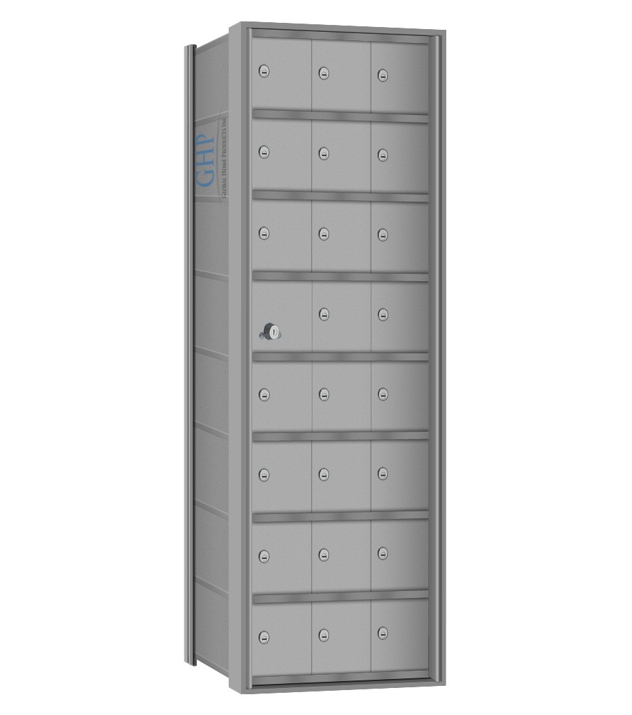 24 Doors - 8 High Mini-Storage Lockers