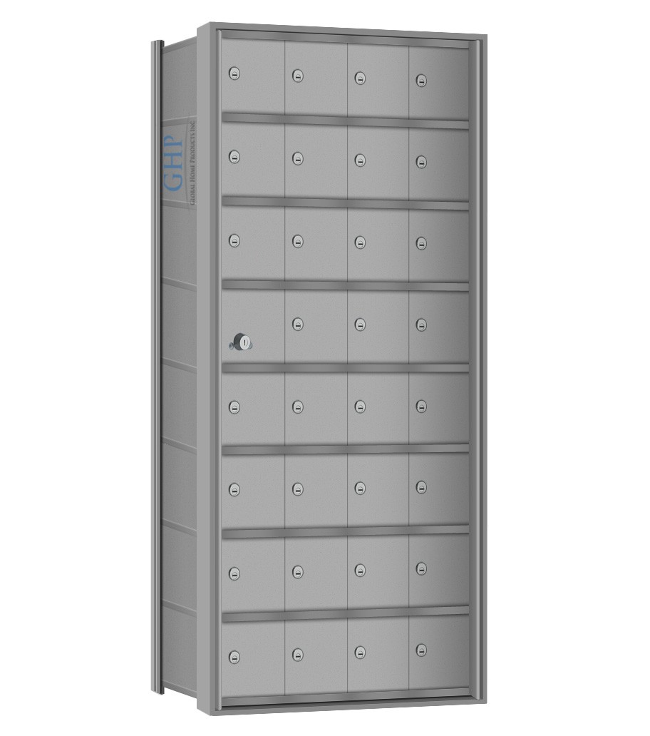 32 Doors - 8 High Mini-Storage Lockers