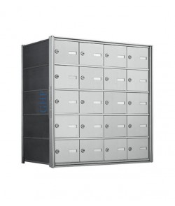 20 A Doors, 31-3/4"H 4B+ USPS Horizontal Mailbox