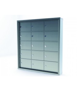 15 Doors - 5 High Mini-Storage Lockers