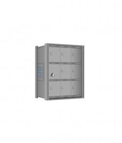 9 Doors - 3 High Mini-Storage Lockers