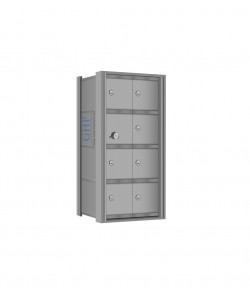 8 Doors - 4 High Mini-Storage Lockers