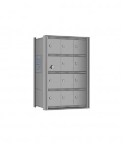 12 Doors - 4 High Mini-Storage Lockers