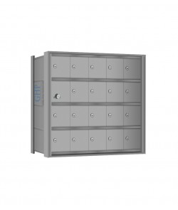 20 Doors - 4 High Mini-Storage Lockers