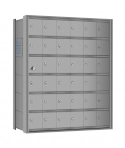 36 Doors - 6 High Mini-Storage Lockers