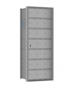 21 Doors - 7 High Mini-Storage Lockers